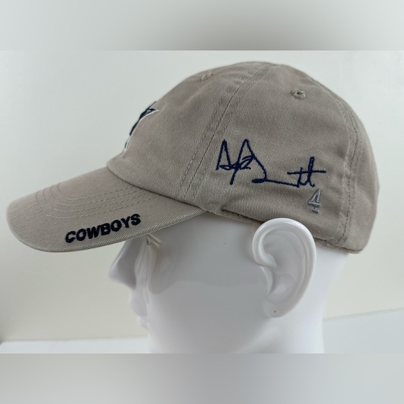 Dallas Cowboys Ball Cap #4 Dak Prescott and #82 Jason Witten Stitched Signatures - Picture 3 of 8